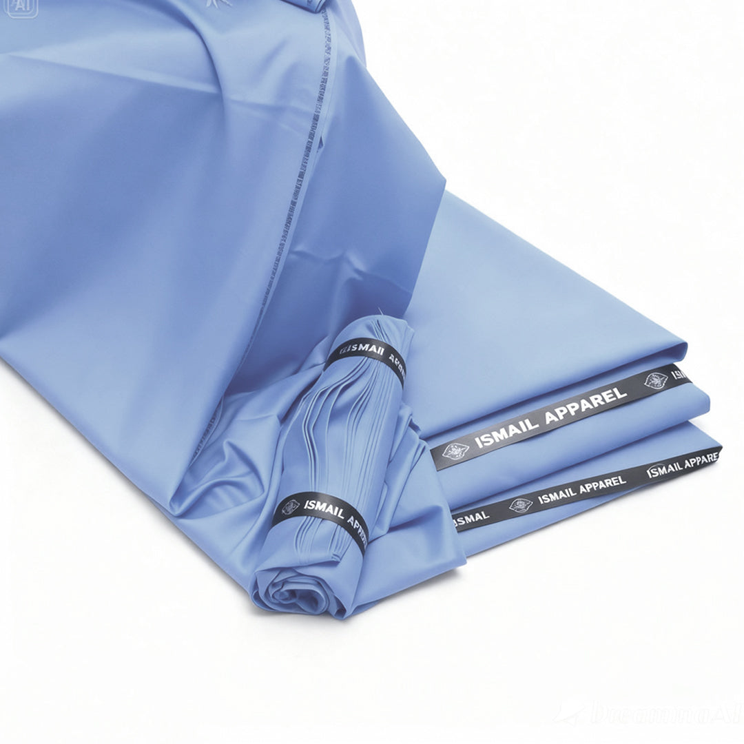 Premium Unstitched Winter Men's Suit – Wash & Wear (Silver)