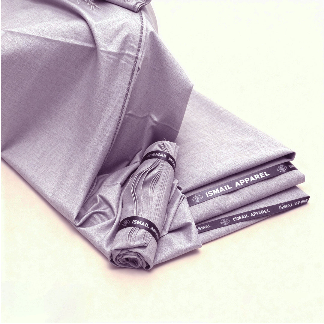 Premium Unstitched Winter Men's Suit – Wash & Wear (Titanium)