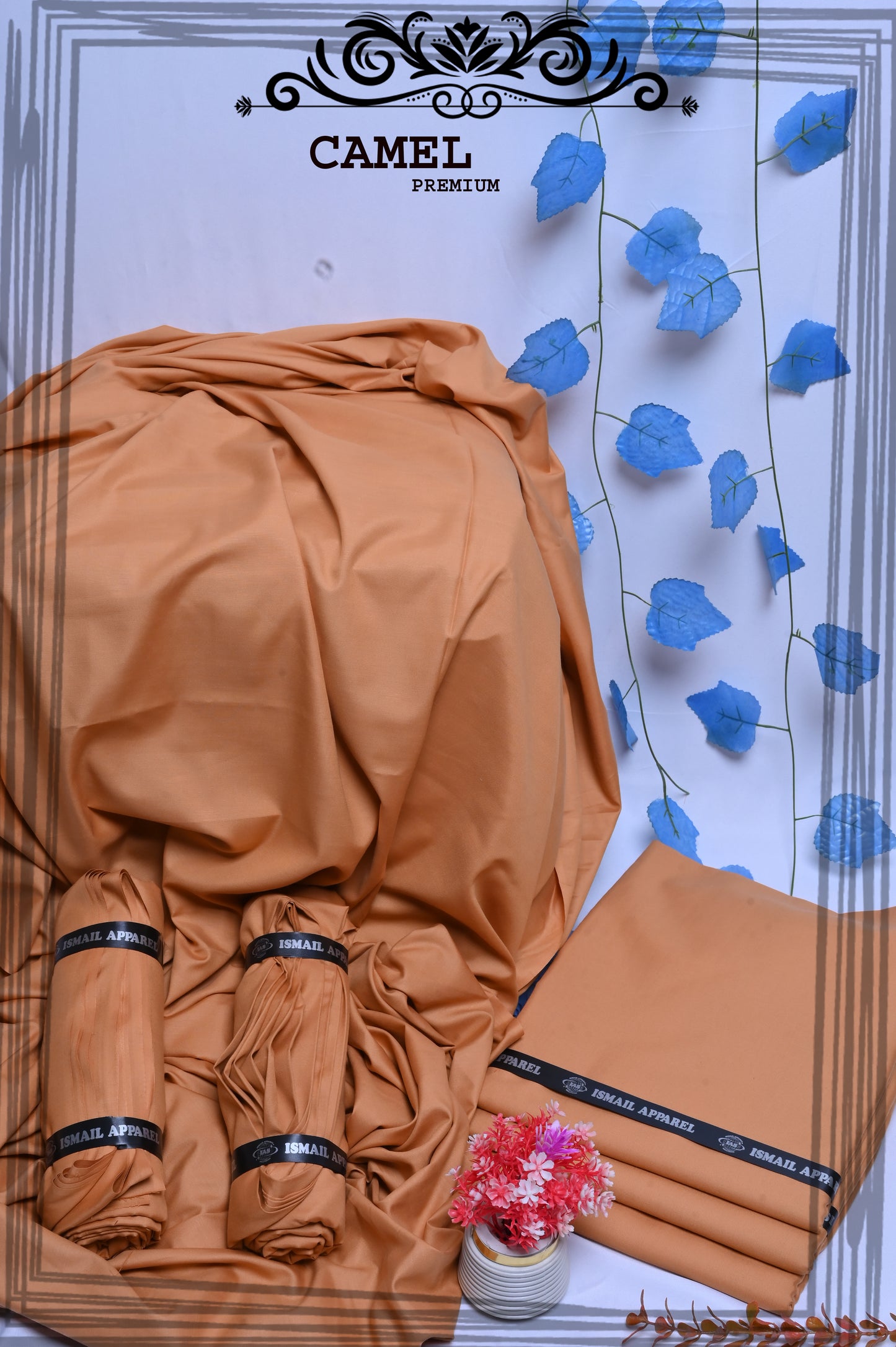 Camel - Titanic Boski Wash-and-Wear for Men - Unstitched