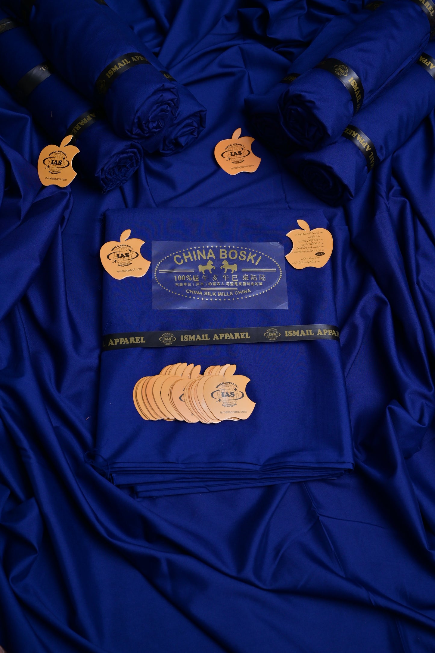 Navy- Titanic Boski Wash-and-Wear for Men - Unstitched