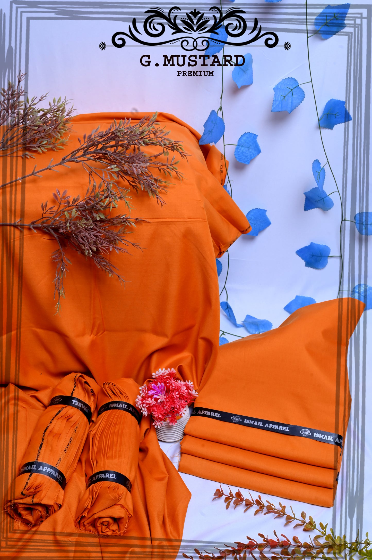 G Musturd - Titanic Boski Wash-and-Wear for Men - Unstitched