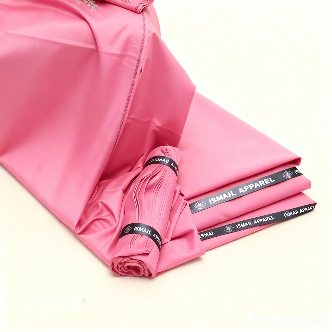 Premium Unstitched Winter Men's Suit – Wash & Wear (Rose Pink)