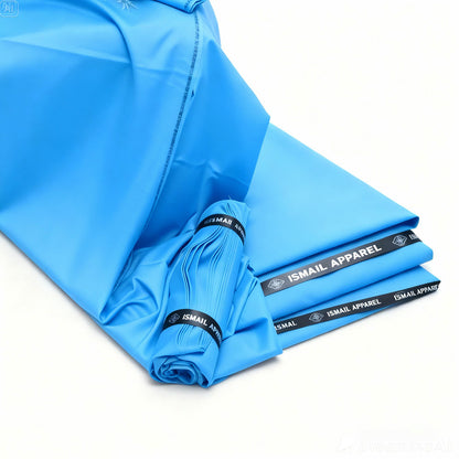 Premium Unstitched Winter Men's Suit – Wash & Wear (Sky Blue)