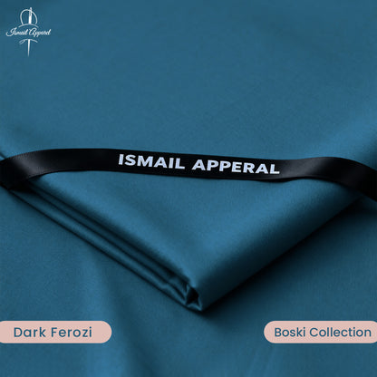 Premium Unstitched Winter Men's Suit – Wash & Wear (Dark Ferozi)