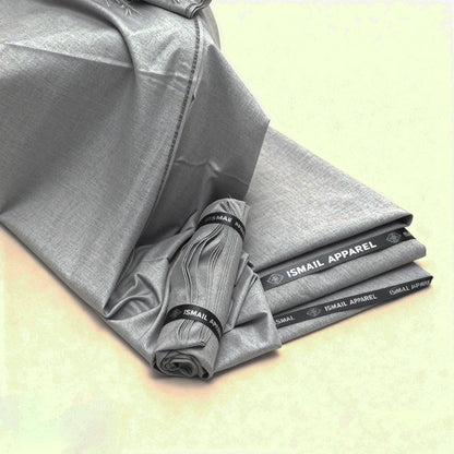 Premium Unstitched Winter Men's Suit – Wash & Wear (Metal Grey)