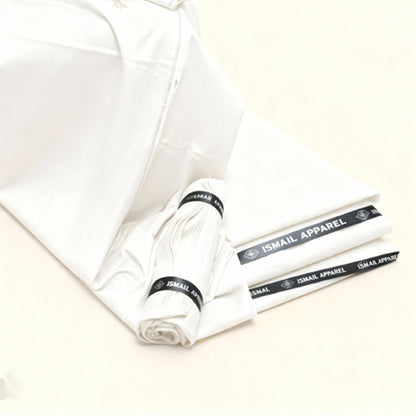 Premium Unstitched Winter Men's Suit – Wash & Wear (Off White)