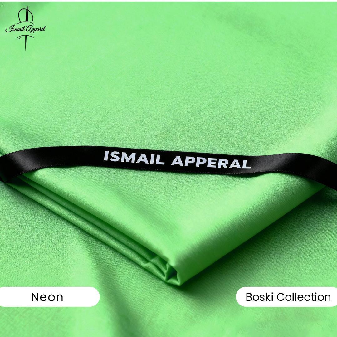 Premium Unstitched Winter Men's Suit – Wash & Wear (Neon)