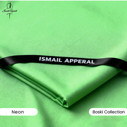 Premium Unstitched Winter Men's Suit – Wash & Wear (Neon)