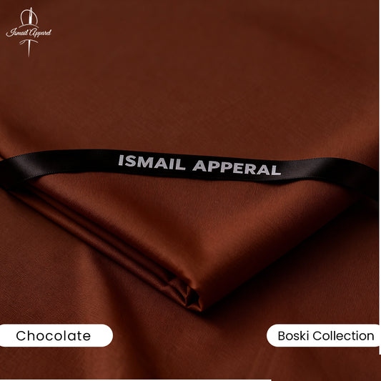 Premium Unstitched Winter Men's Suit – Wash & Wear (Chocolate)