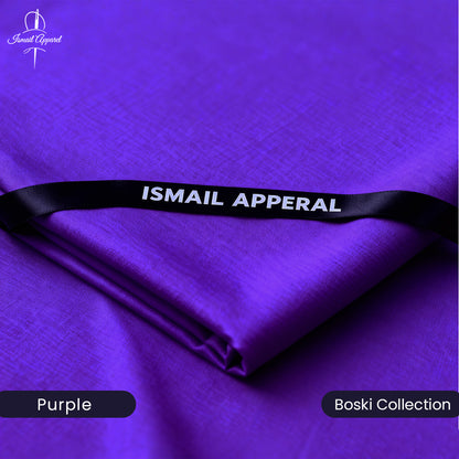 Premium Unstitched Winter Men's Suit – Wash & Wear (Purple)