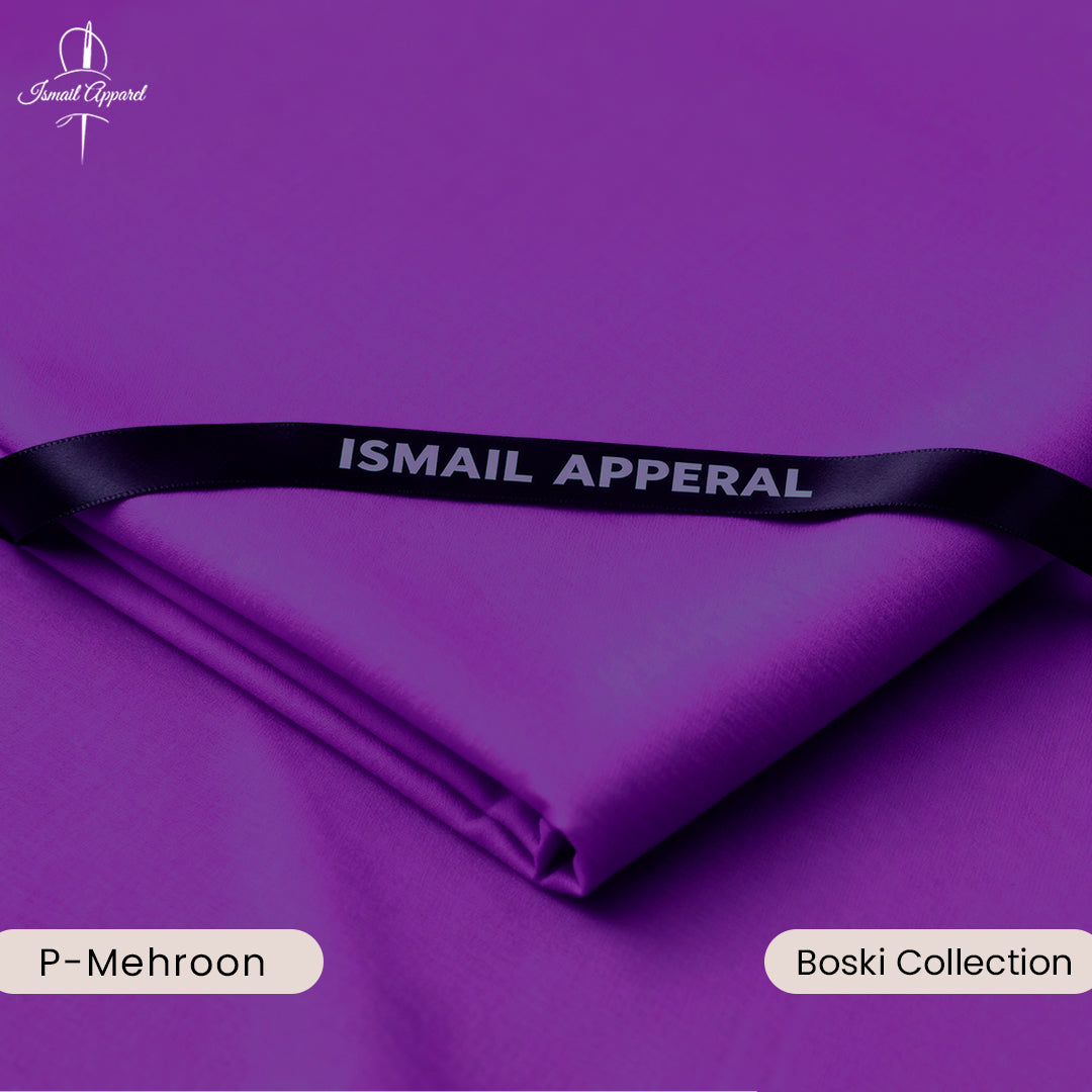 Premium Unstitched Winter Men's Suit – Wash & Wear (P-Mehroon)